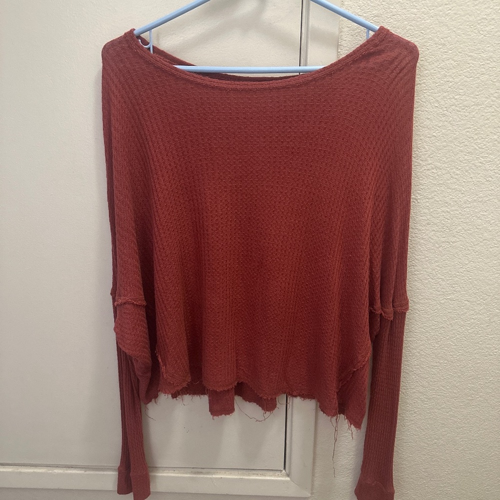Onzie Long Sleeve Size Small Burnt Orange